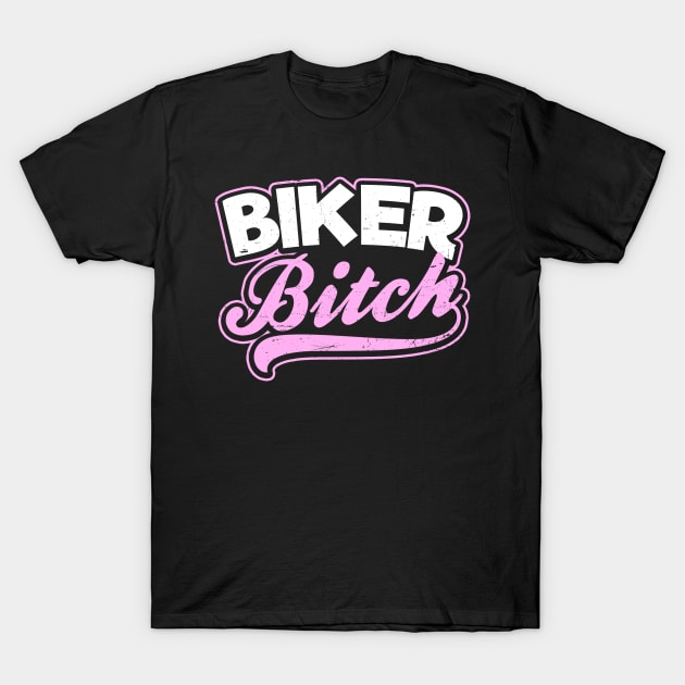 Biker Life Shirt | Biker Bitch Gift T-Shirt by Gawkclothing